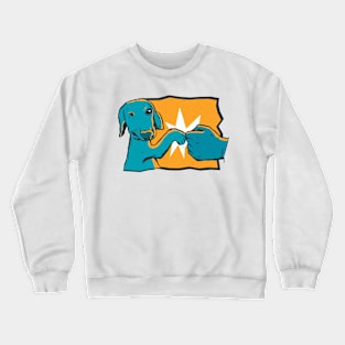 Dog Fist Bumb Crewneck Sweatshirt